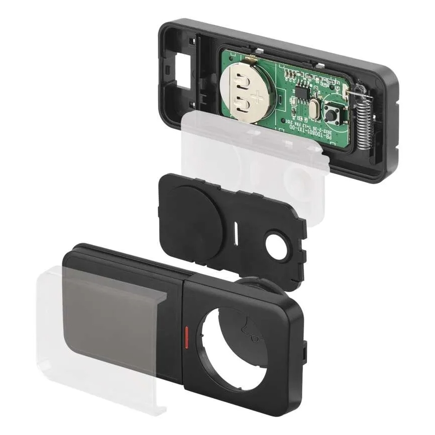 Funk-Türklingel für die Steckdose 230V + 1xCR2032 schwarz