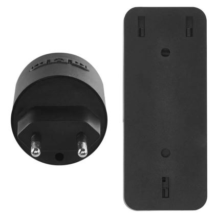 Funk-Türklingel für Steckdose 230V + 1xCR2032 schwarz