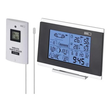 Funk-Wetterstation mit Wecker 2xAA anthrazit
