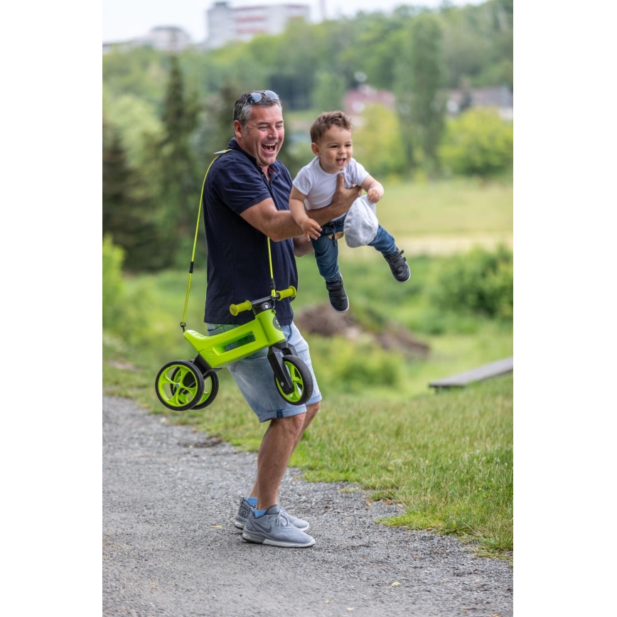 Funny Wheels - 2-in-1-Laufrad RIDER SUPER SPORT, Grün/Schwarz