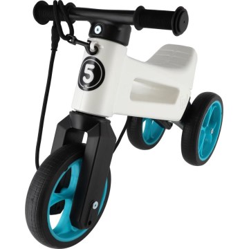 Funny Wheels - 2-in-1-Laufrad RIDER SUPER SPORT weiß/schwarz/blau