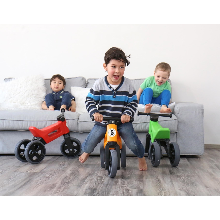 Funny Wheels - Laufrad 2-in-1 RIDER SPORT grün/schwarz