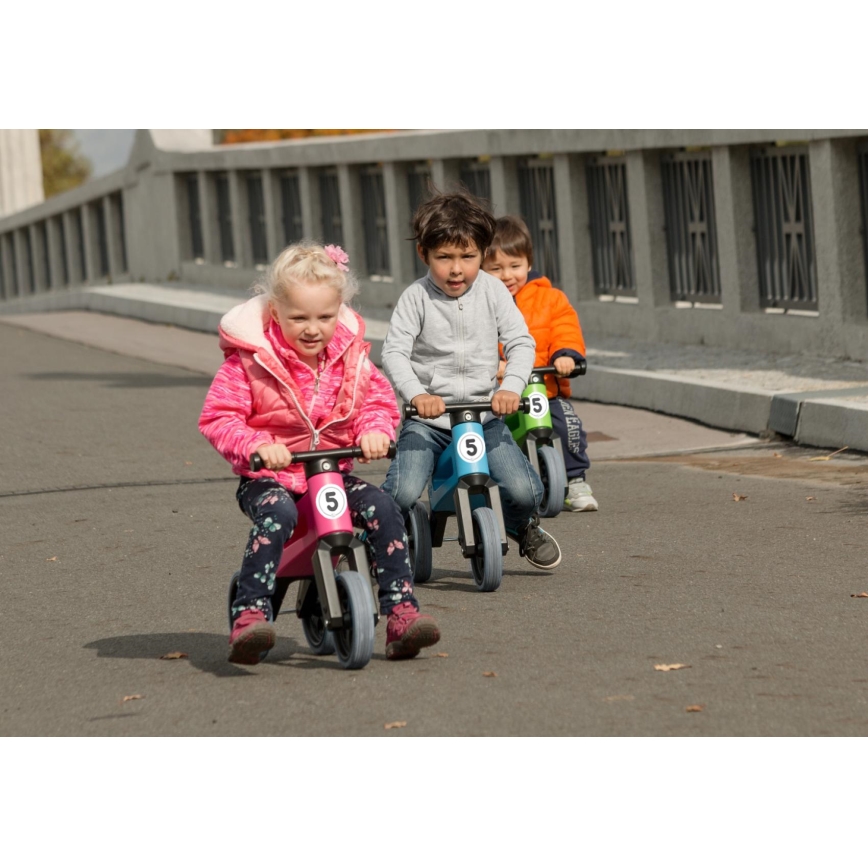 Funny Wheels - RIDER SPORT 2-in-1-Laufrad rosa/schwarz