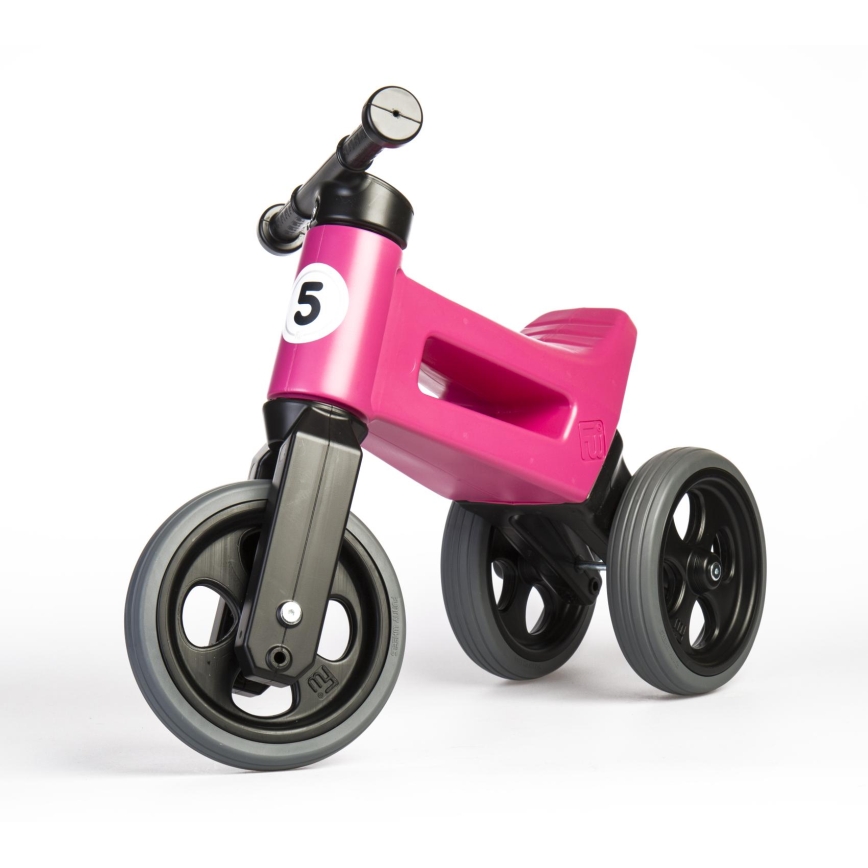 Funny Wheels - RIDER SPORT 2-in-1-Laufrad rosa/schwarz