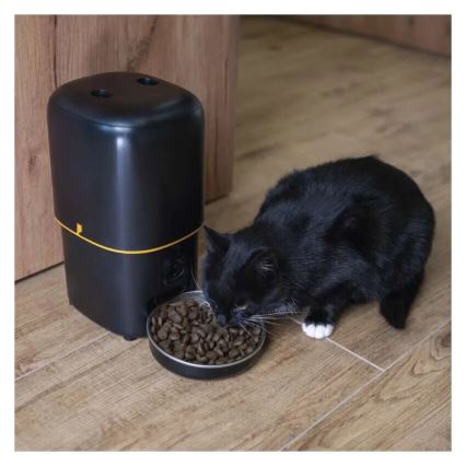 Futterautomat 4 l/5V/3xD schwarz Wi-Fi