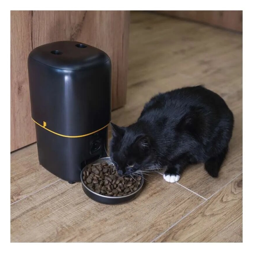 Futterautomat 4 l/5V/3xD schwarz Wi-Fi