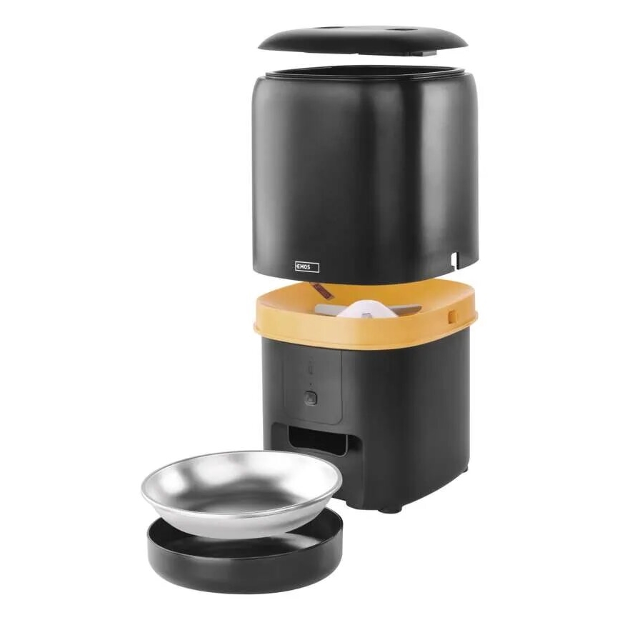 Futterautomat 4 l/5V/3xD schwarz Wi-Fi