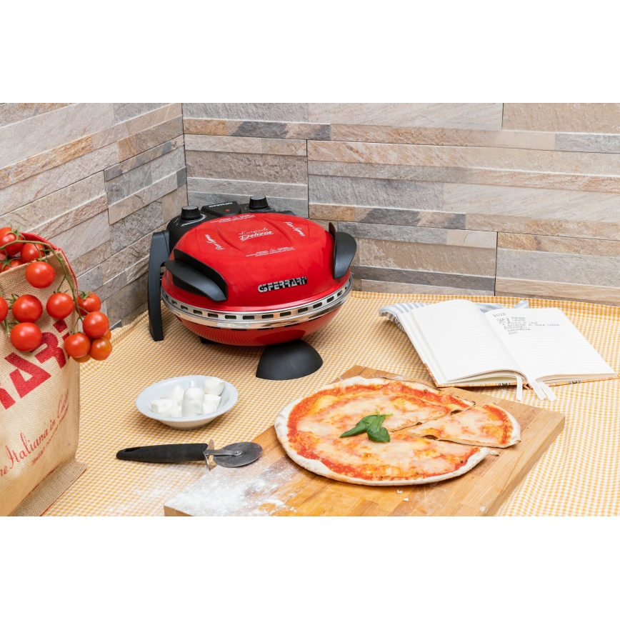 G3Ferrari G1000602 - Pizzaofen DELIZIA 1200W/230V rot