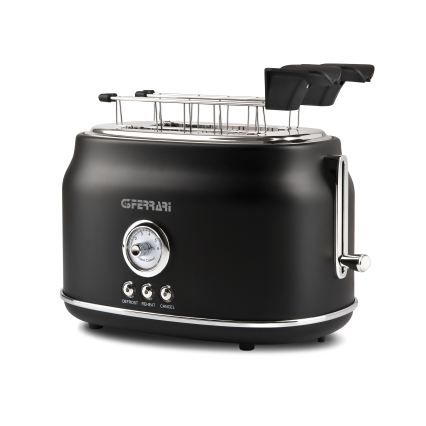 G3Ferrari G1013400 - Toaster ARTISTA mit zwei Schlitzen, 750 W/230 V, schwarz