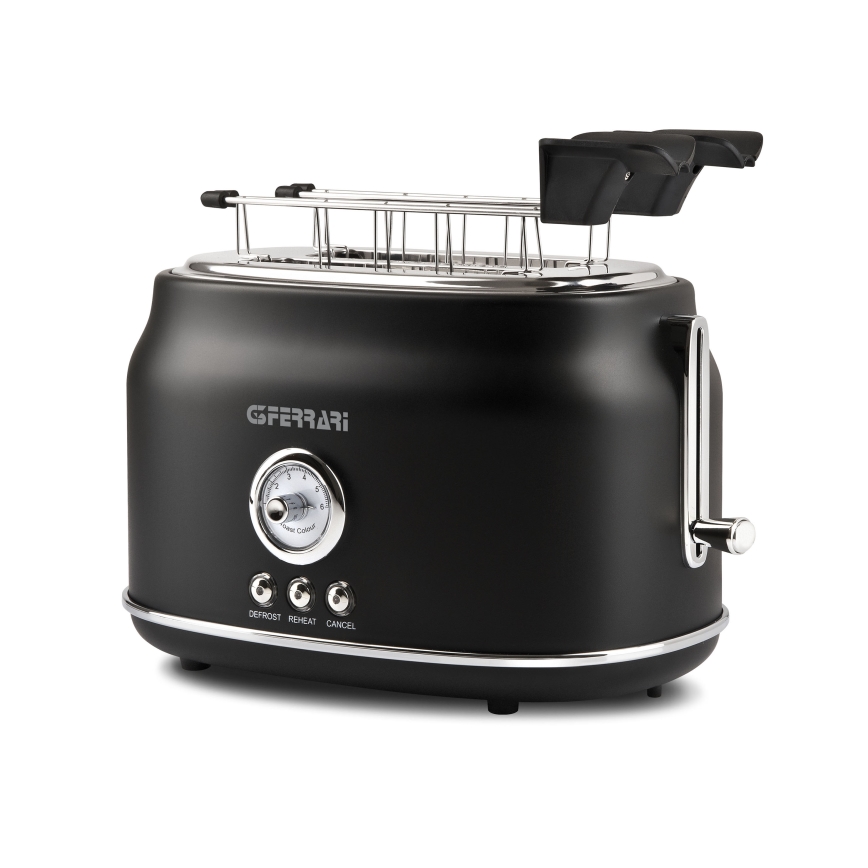 G3Ferrari G1013400 - Toaster ARTISTA mit zwei Schlitzen, 750 W/230 V, schwarz