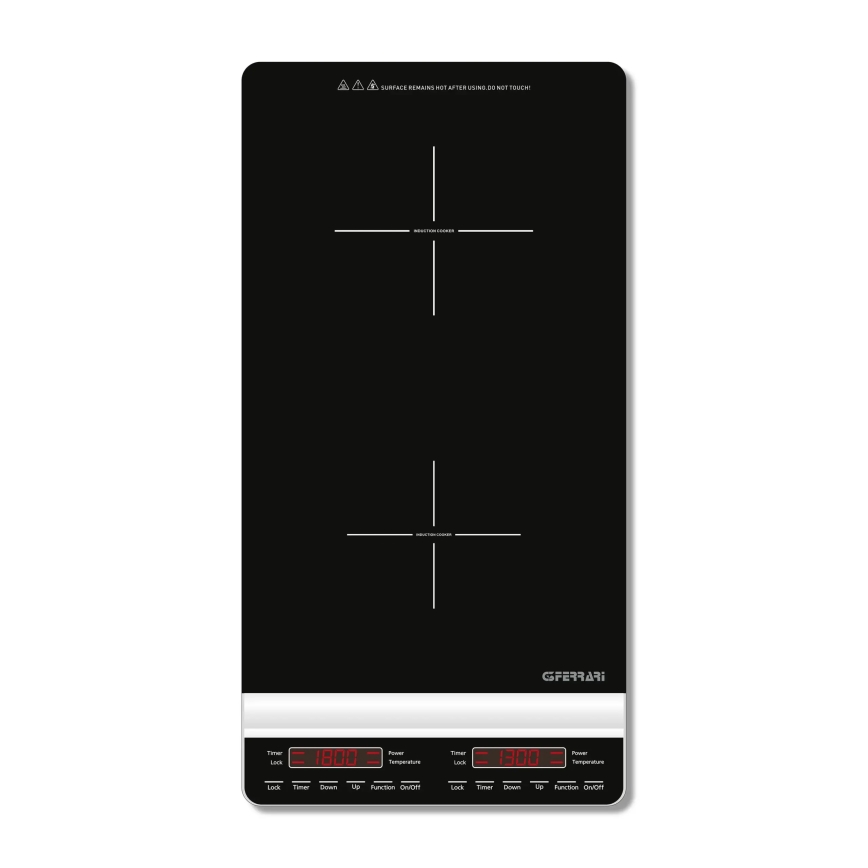 G3Ferrari G1013900 - Induktions-Doppelkochfeld DINAMIKO 3100W/230V schwarz