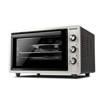 G3Ferrari G1015300 - Heißluftofen ROSTO 1400W/230V 45 l Edelstahl/Schwarz