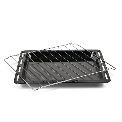 G3Ferrari G1015300 - Heißluftofen ROSTO 1400W/230V 45 l Edelstahl/Schwarz