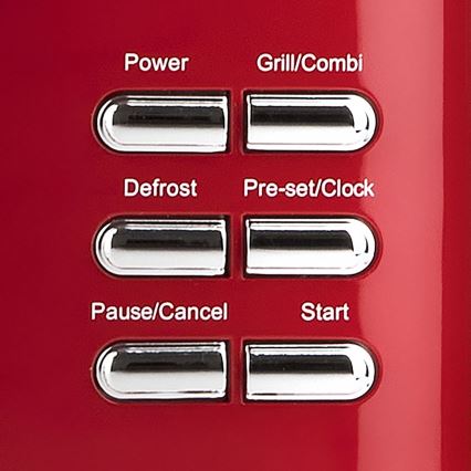 G3Ferrari G1015502 - Mikrowelle mit Grill 1150W/230V 20 l rot