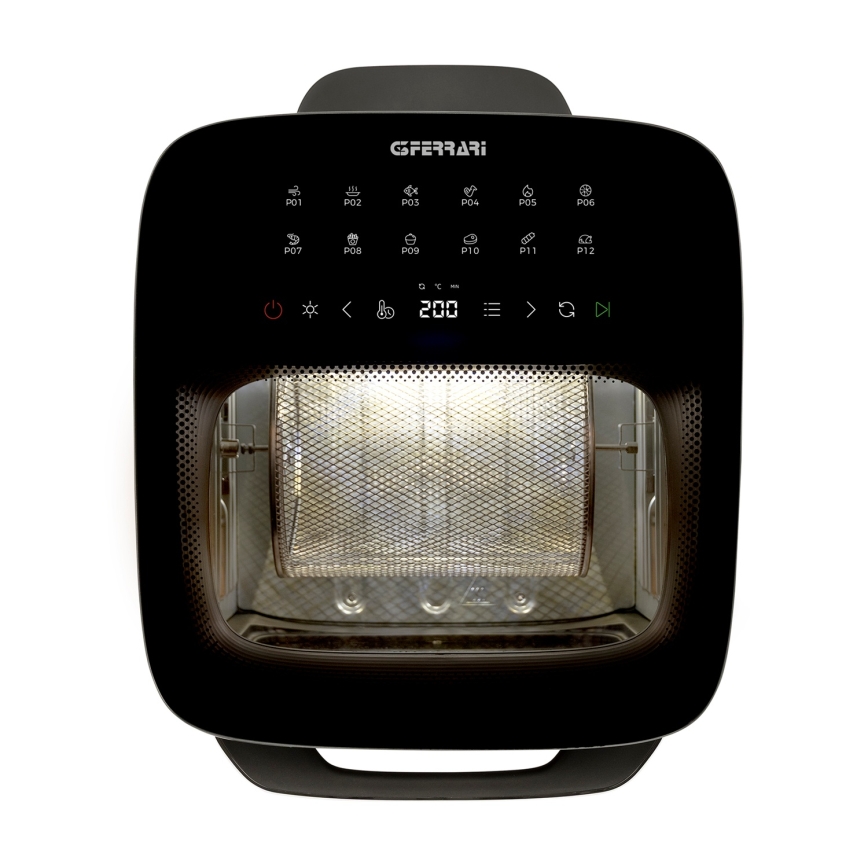 G3Ferrari G1021900 - Heißluftfritteuse FRIGGISANO 1800W/230V 13 l Edelstahl/Schwarz