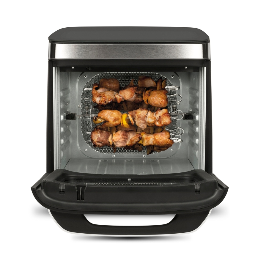 G3Ferrari G1021900 - Heißluftfritteuse FRIGGISANO 1800W/230V 13 l Edelstahl/Schwarz