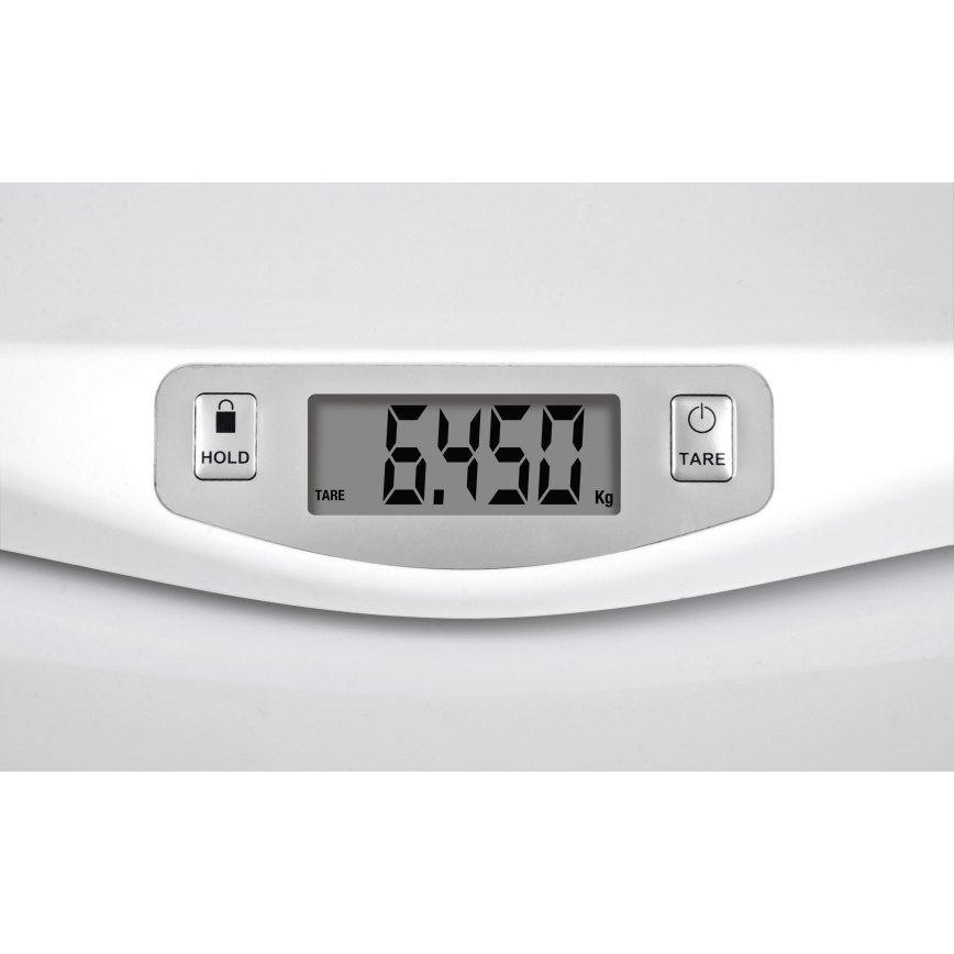 G3Ferrari G30021 - Digitale Kinderwaage, 20 kg, 1x CR2032, weiß