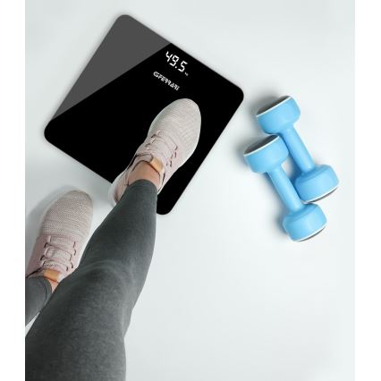 G3Ferrari G3005800 - Digitale Personenwaage, 3xAAA, schwarz