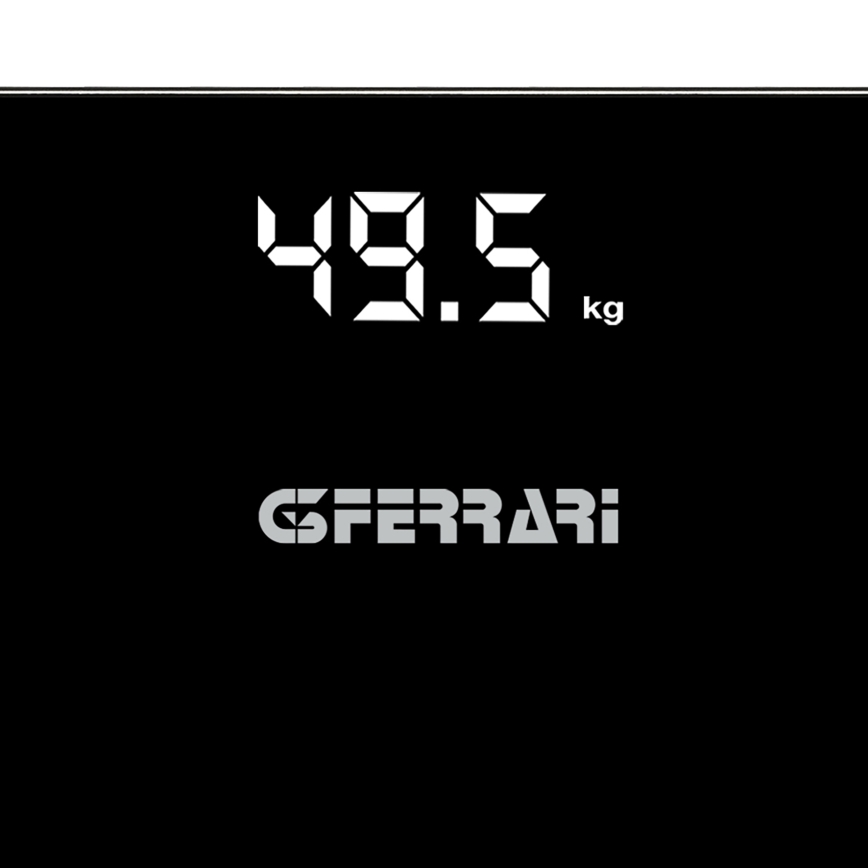 G3Ferrari G3005800 - Digitale Personenwaage, 3xAAA, schwarz