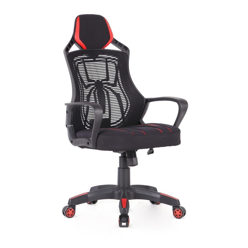 Gaming-Stuhl VARR Spider schwarz/rot