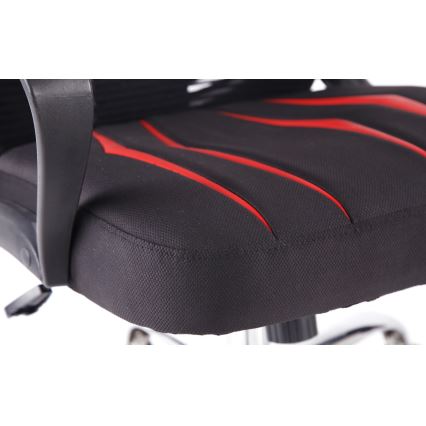 Gaming-Stuhl VARR Spider schwarz/rot