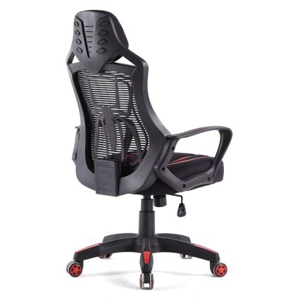 Gaming-Stuhl VARR Spider schwarz/rot