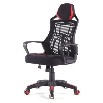 Gaming-Stuhl VARR Spider schwarz/rot