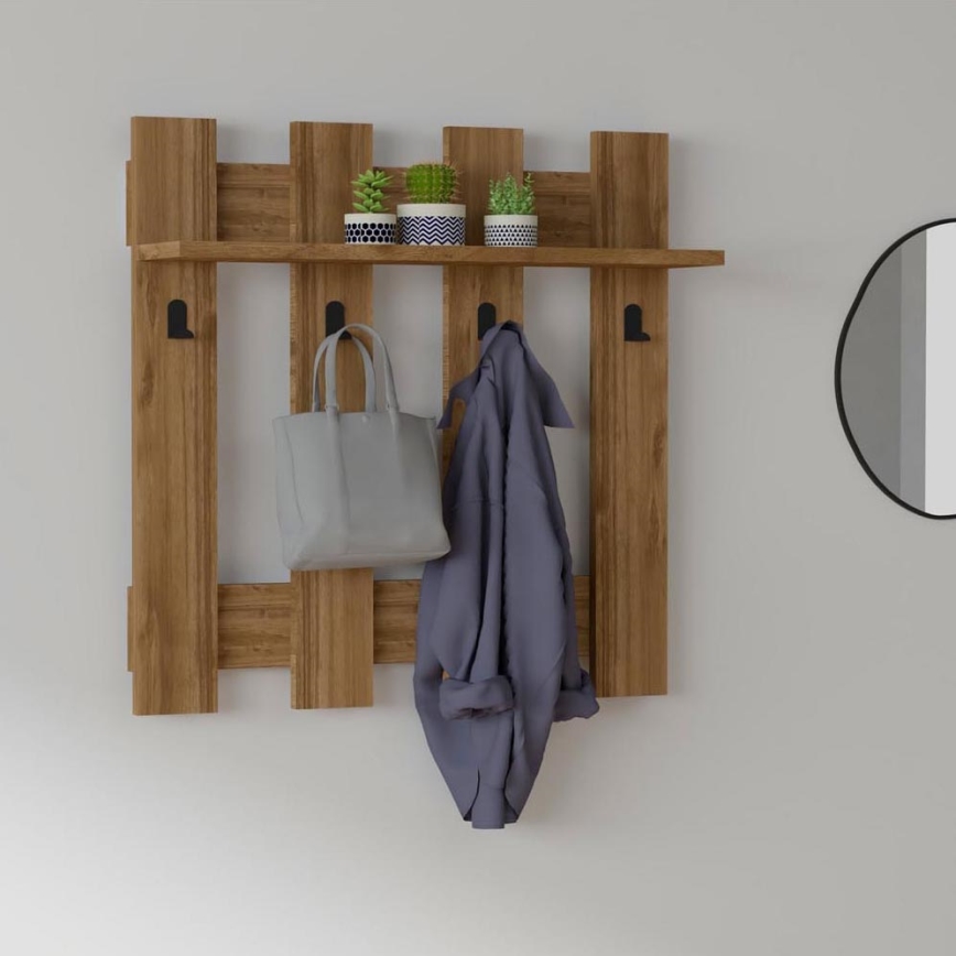 Garderobe CARINA 70x70 cm braun