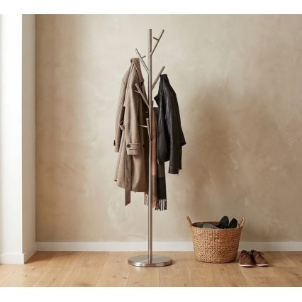 Garderobenständer 170x30 cm VERT, silber