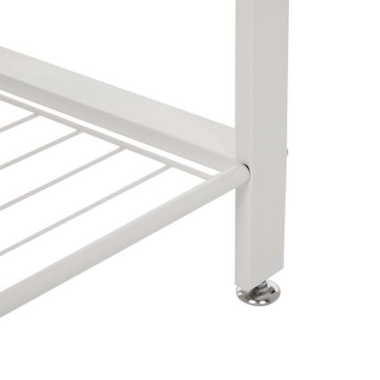 Garderobenständer NAVOR, Braun/Weiß