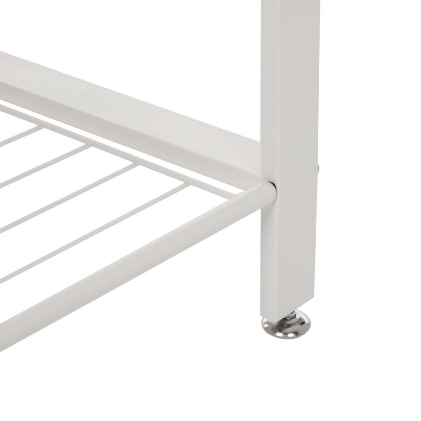 Garderobenständer NAVOR, Braun/Weiß