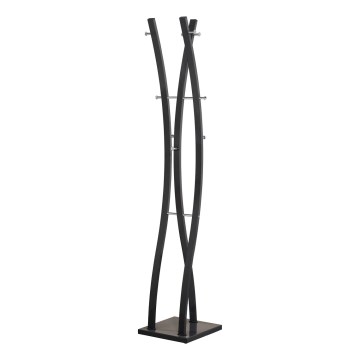 Garderobenständer VALET 179x35 cm schwarz