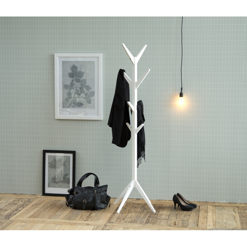 Garderobenständer VINS 178x42 cm weiß