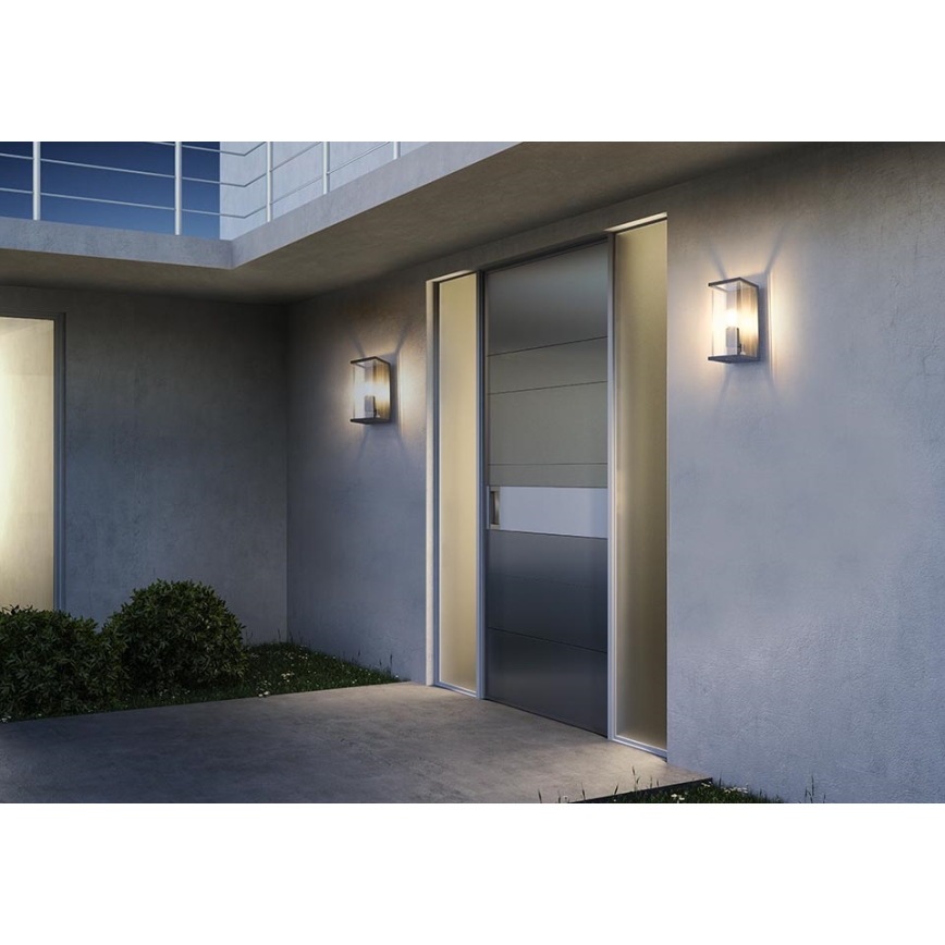 Gardino LX1465 - Sensorleuchte für Außen MELISSA 1xE27/15W/230V IP54