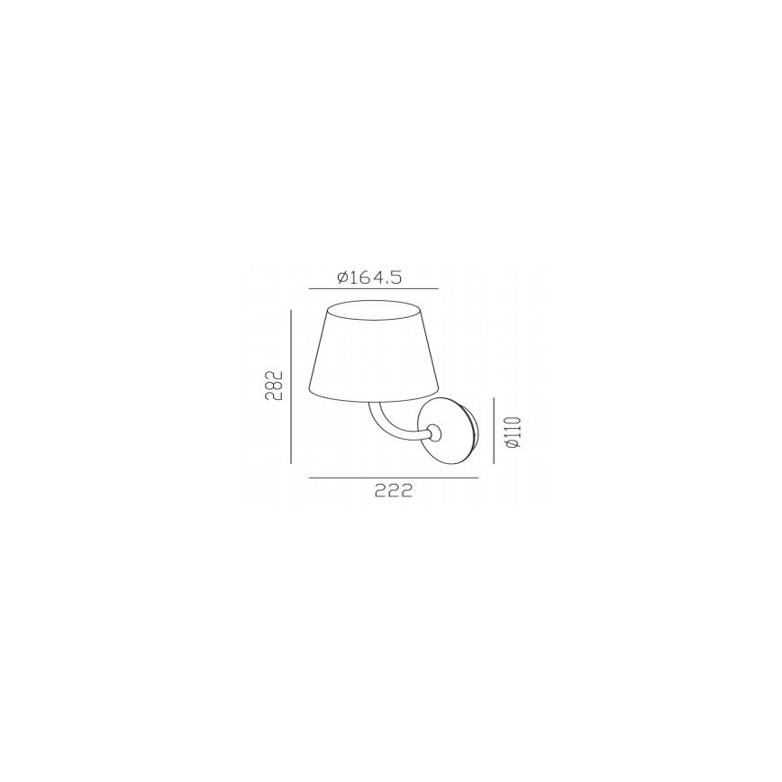 Gardino LX1791 - LED-Wandleuchte für draußen VIOLA LED/7W/230V IP65