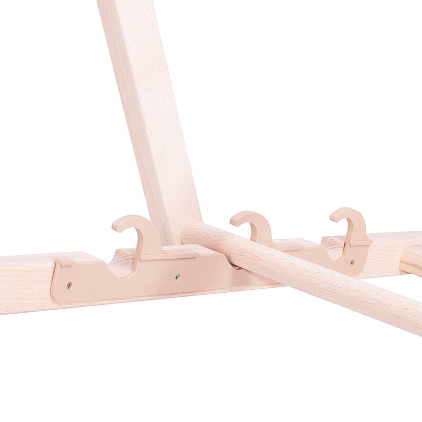 Gartenliege Anthrazit/Buche