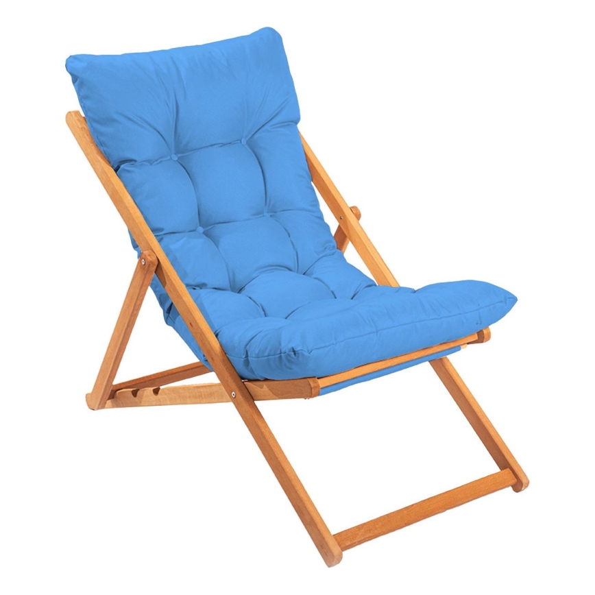 Gartenliege blau/Buche