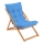 Gartenliege blau/Buche