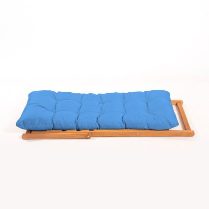 Gartenliege blau/Buche