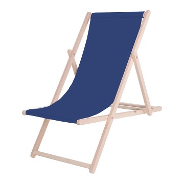 Gartenliege blau/Buche
