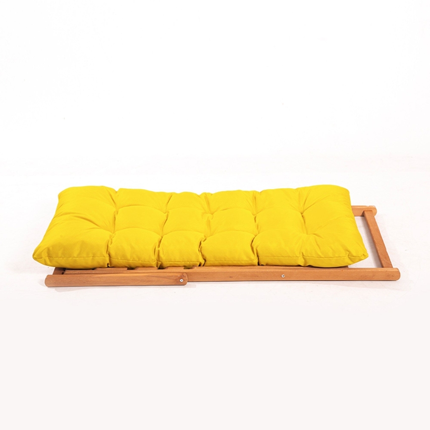 Gartenliege gelb/Buche