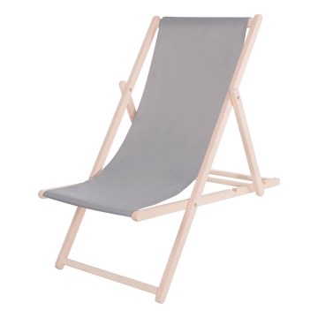Gartenliege grau/Buche
