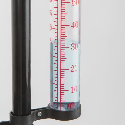 Gartenwetterstation 3-in-1, 145 cm, schwarz