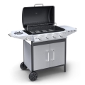 Gasgrill 4-Brenner, Edelstahl
