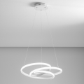 Gea Luce DIVA S P BIANCO - Dimmbare LED-Hängeleuchte an Schnur DIVA LED/43W/230V weiß