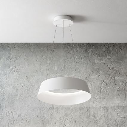 Gea Luce JULIETTE S B - Dimmbare LED-Hängeleuchte an Schnur JULIETTE LED/50W/230V weiß