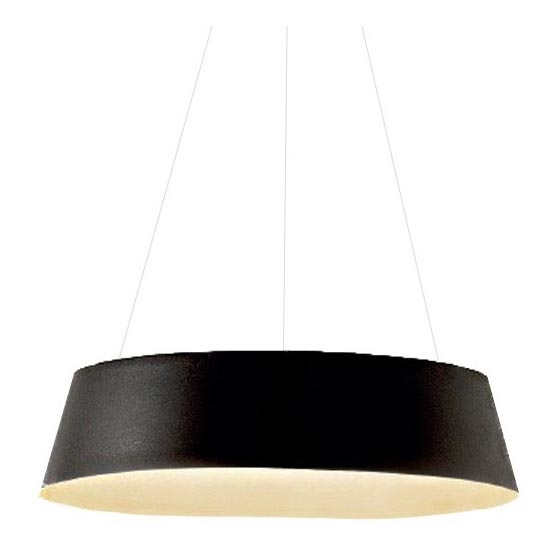 Gea Luce JULIETTE S N - Dimmbare LED-Hängeleuchte an Schnur JULIETTE LED/50W/230V schwarz/golden