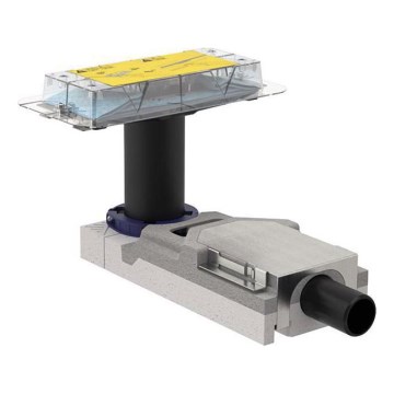 Geberit 154.152.00.1 - Montageset für die Rohmontage von Duschrinnen CleanLine 65-90 mm