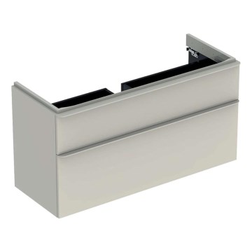 Geberit 500.355.JL.1 - Waschtischunterschrank Smyle Square 61,7x118,4 cm sandfarben