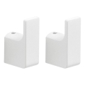 Gedy - 2er-Set Wandhaken PIRENEI mattweiß
